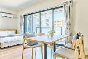 Family Apartment, Lanai, City View | Dining - Apartment Hotel The Espasion Umeda East (Osaka city)