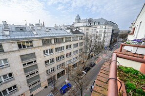 Classic Apartment, City View | Property grounds - Cozy Apartment with balcony near Museum (Warsaw)