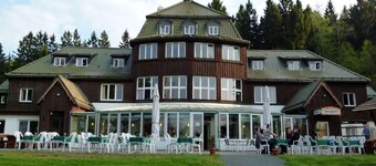 Finnische Blockhausstilhäuser im Harz