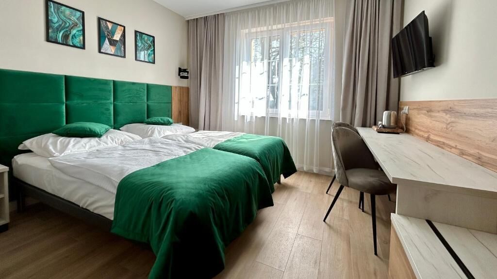 Deluxe-Doppel- oder -Zweibettzimmer, Blick auf den Innenhof