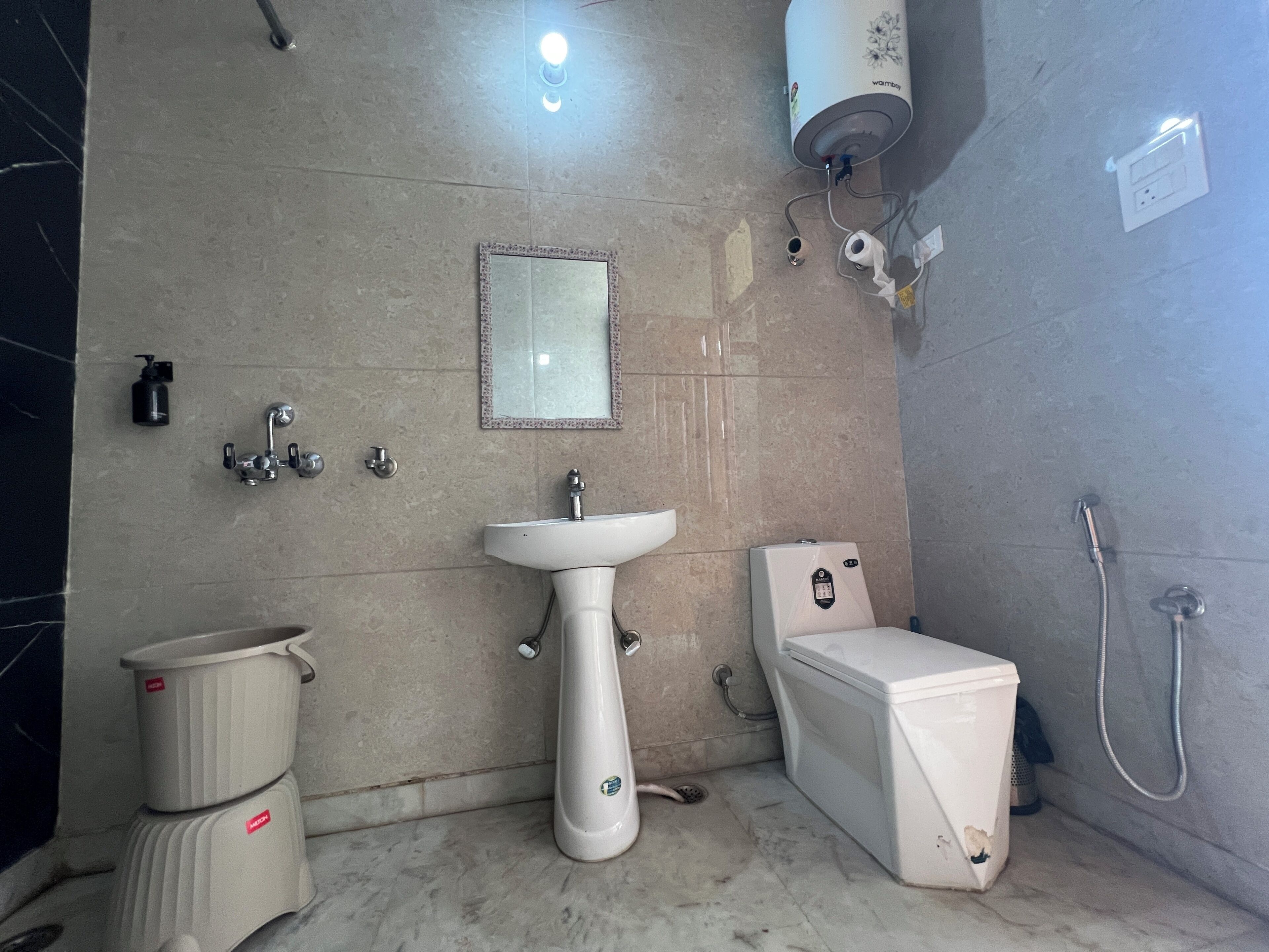 Doccia, asciugamani, sapone
