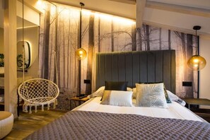 Deluxe Double Room, 1 Queen Bed | Free WiFi, bed sheets, wheelchair access - La Posada de Consuelito (Chiloeches)