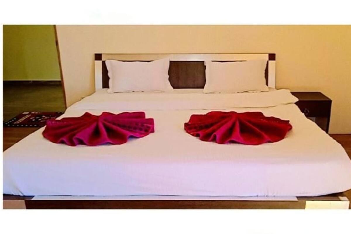 华丽双人房, 阳台, 山景