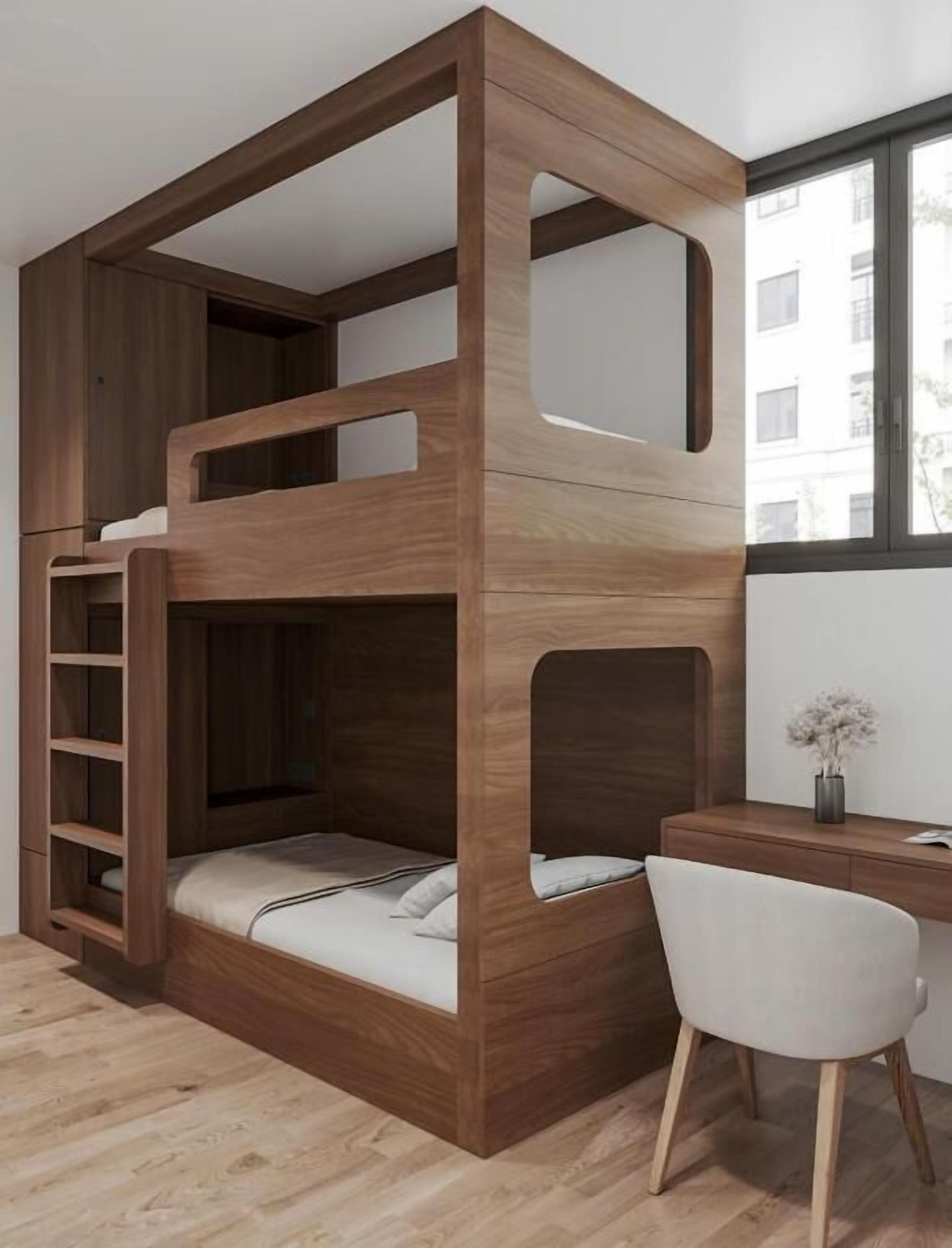 Zweibettzimmer, Blick auf den Innenhof