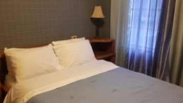 4 slaapkamers, een strijkplank/strijkijzer, wifi, beddengoed