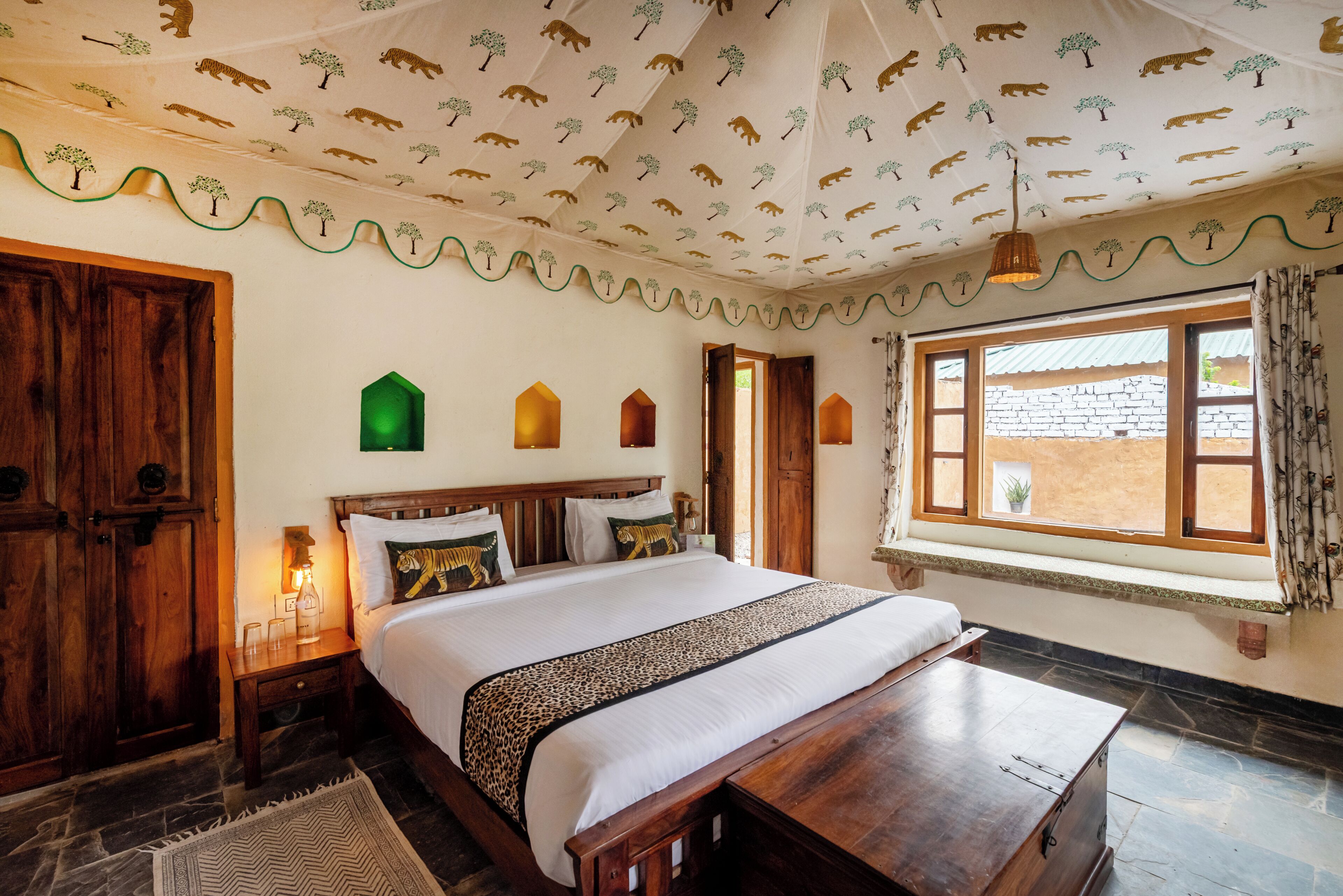 Stuga Superior - utsikt mot trädgården