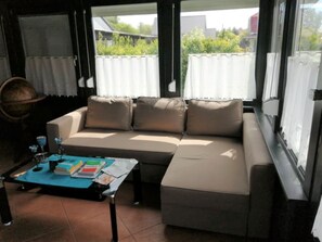 Living area - Very nice vacation home with a large pool (Balatonmáriafürdő)
