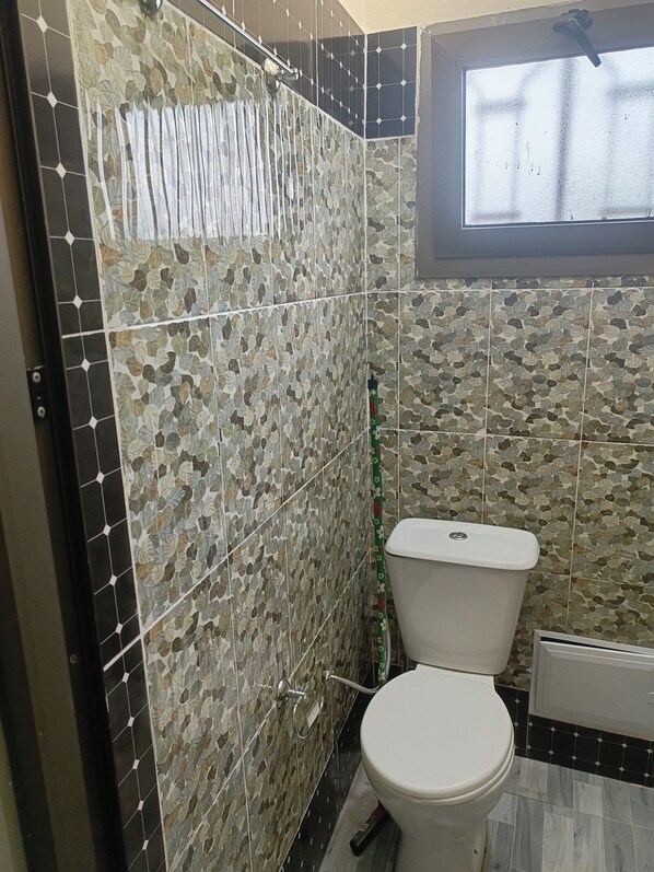 Towels, soap, toilet paper