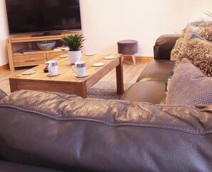 Living area - Inverness City Centre Apartment With elevator (Inverness)