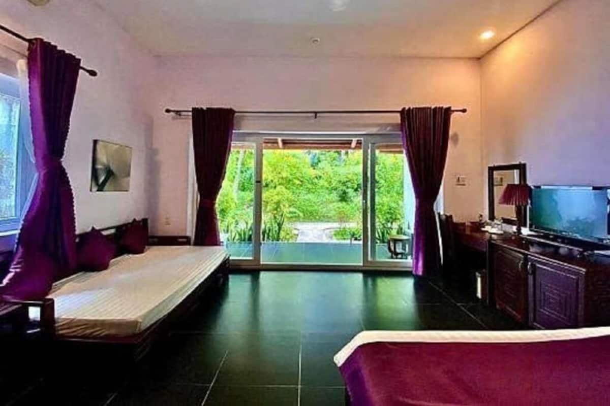 Bungalow dành cho gia đình, quang cảnh vườn
