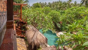 Standard-Doppelzimmer, Gartenblick | Pool