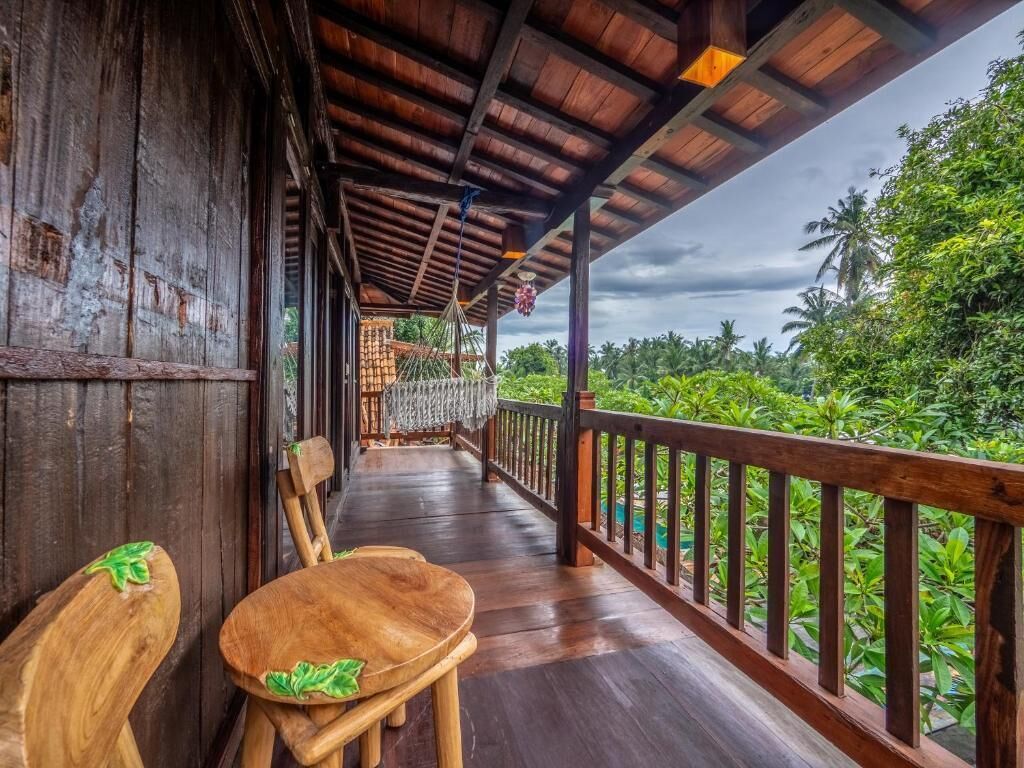 Standard Double Room, Garden View | Terrace/patio