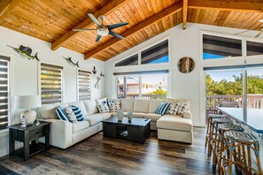 TV - Pristine Waterfront Charmer - Outdoor Living & Dining, Dock, AC - Snowbirds OK (Big Pine Key)
