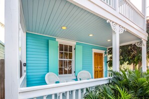 Terrace/patio - Ground-level getaway with free WiFi, private deck, & shared outdoor pool (Key West)