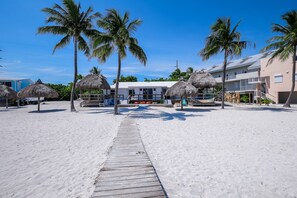 Exterior - Oceanfront Duplex with Beautiful Beach & Dock for Boat Access - Dogs OK (Long Key)