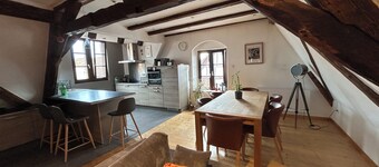 Charming duplex in an Alsatian townhouse in the heart of Sélestat