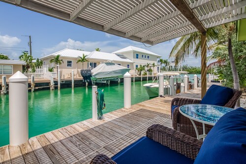Waterfront Home w/ Private Dock, Outdoor Shower & Home Office - Dog-Friendly