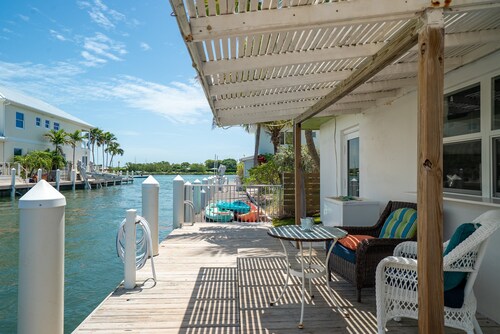 Waterfront Home w/ Private Dock, Outdoor Shower & Home Office - Dog-Friendly