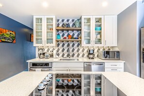 Fridge, microwave, oven, stovetop - Bright Duplex with Private Heated Pool, Central AC, WiFi, & Private Washer/Dryer (Key West)