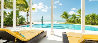 Sublimely private luxury home with enveloping oceanfront views near Key West