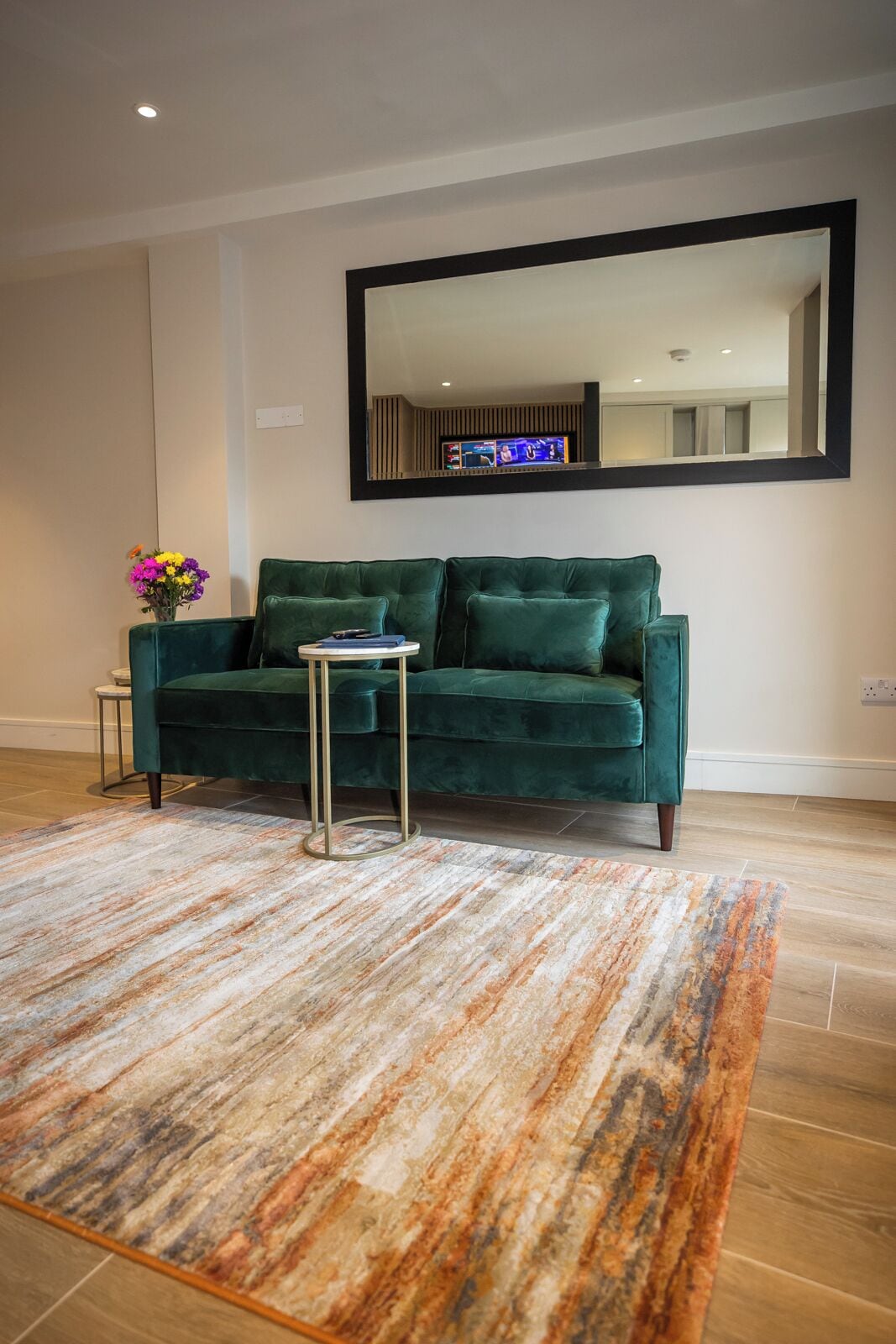 Deluxe Apartment, 2 Bedrooms, City View | Ruang tamu