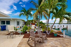 Terrace/patio - Saylor's Bay | House in Key Colony Beach with ocean views (Key Colony Beach)
