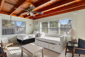 Desk, iron/ironing board, free WiFi, bed sheets - Deluxe canal-front home with pool, water-view patio, grill, & Cabana Club access (Key Colony Beach)