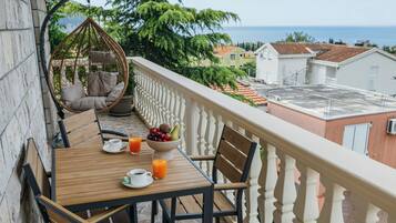 Standard Apartment, Balcony, Sea View | Balcony view
