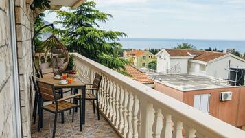 Standard Apartment, Balcony, Sea View | Balcony