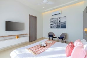 Deluxe Villa, Balcony, Garden View | Iron/ironing board, free WiFi - ELIVAAS Shourya Elite Sereno 4 BHK Villa (Udaipur)
