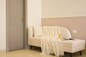 Villa Deluxe, balcón, vista al jardín | Spa