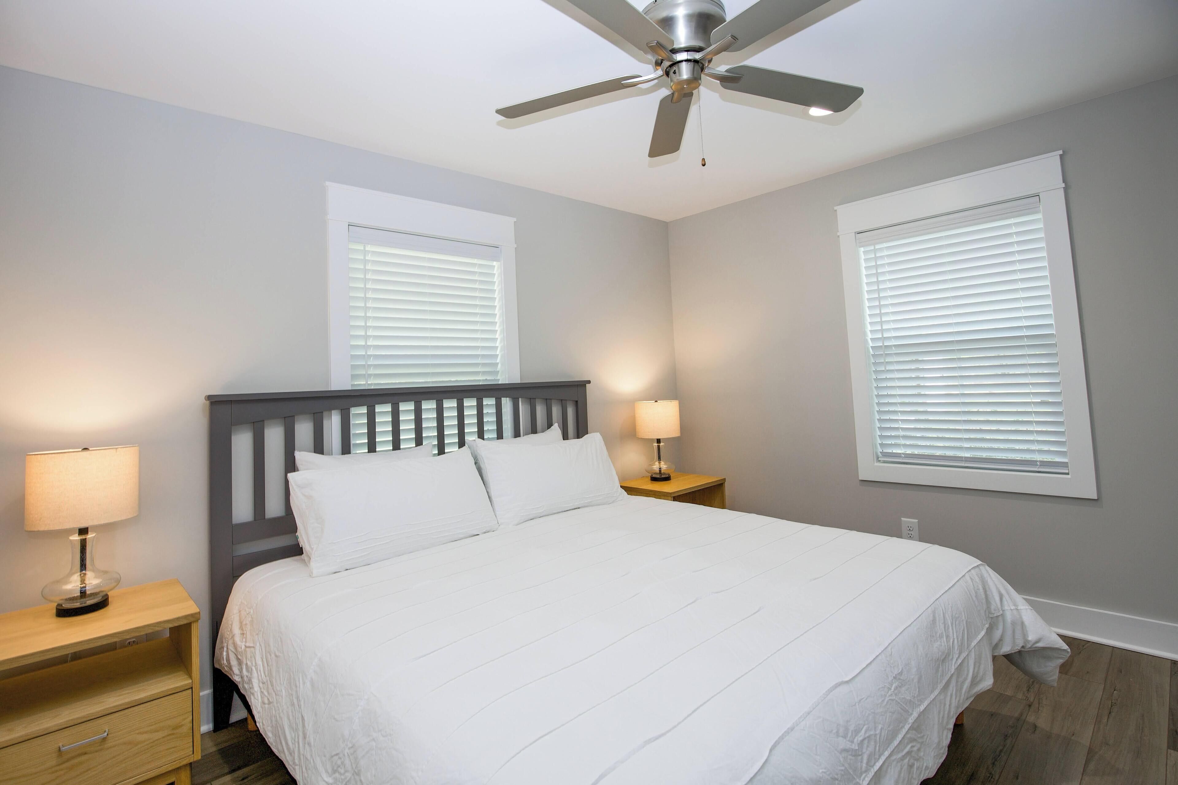 2 bedrooms, desk, free WiFi, bed sheets