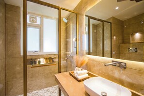 Bathroom - ELIVAAS Varsha Greens 4 BHK with Pool  (Taoru)