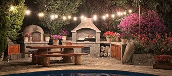 w Charming 4BR Getaway w Pool BBQ Clay Oven