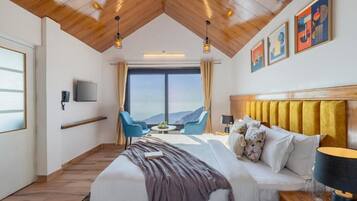 Deluxe Villa, Balcony, Mountain View | Iron/ironing board, free WiFi