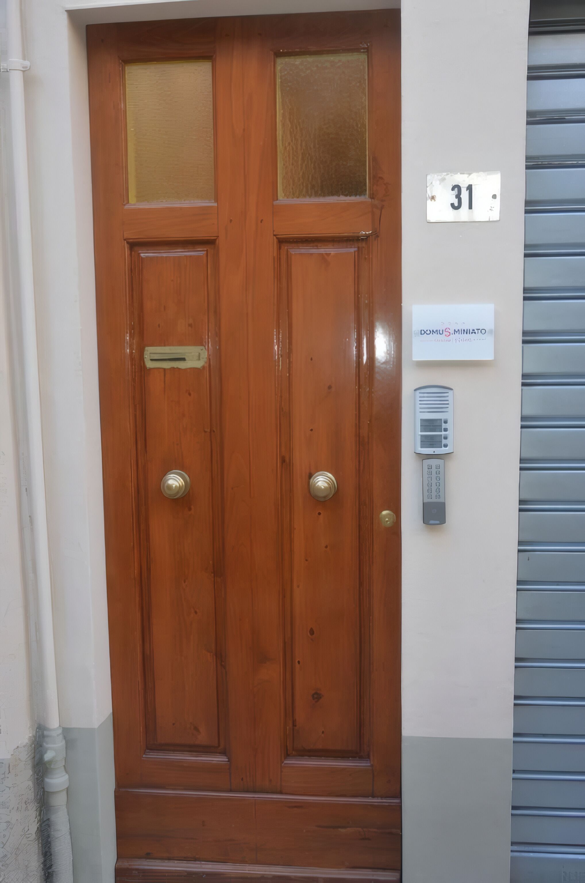 Fassade der Unterkunft