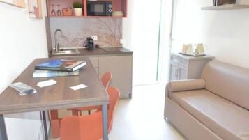 Appartamento, 1 camera da letto, terrazzo | Cucina privata