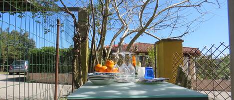 Restauration en plein air