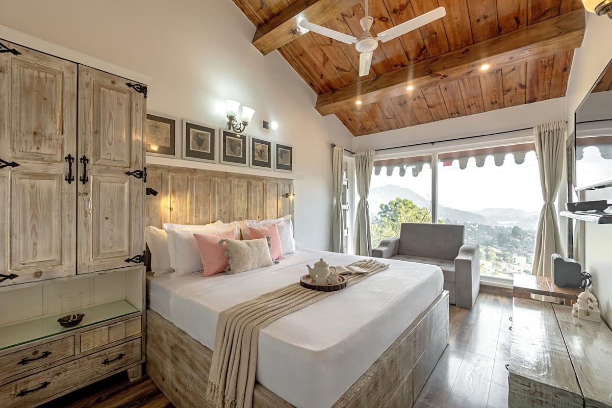 디럭스 빌라, 발코니, 마당 전망