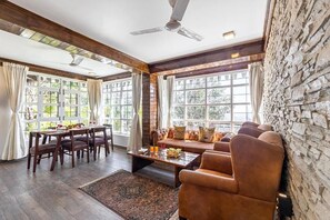 Living area - Alaya Stays Farsauli 1 Pet friendly 3BHK (Nagri Gaon)