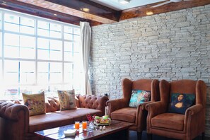 Living area - Alaya Stays Farsauli 1 Pet friendly 3BHK (Nagri Gaon)