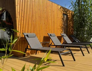 House | Terrace/patio - Comfortable House With a Terrace, Sauna, Jacuzzi (Rewal)