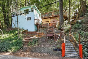 House, 2 Bedrooms | Property grounds - Forest Cabin Russian River Nature Retreat 2 Bedroom Home (Forestville)