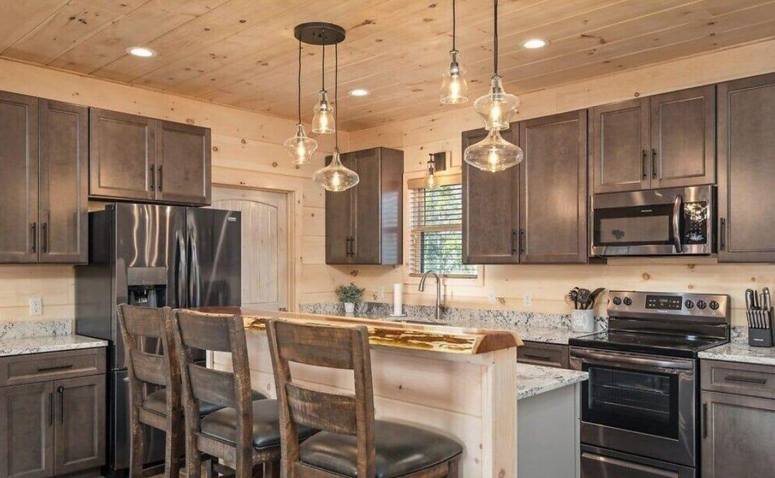 Mökki, 3 makuuhuonetta | Yksityinen keittiö