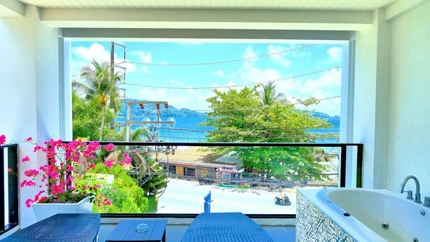 Deluxe Double Room, 1 Katil Raja (King), Sea View | Pemandangan dari bilik