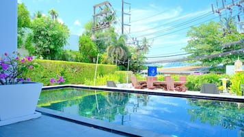 Habitación Deluxe doble | Terraza o patio