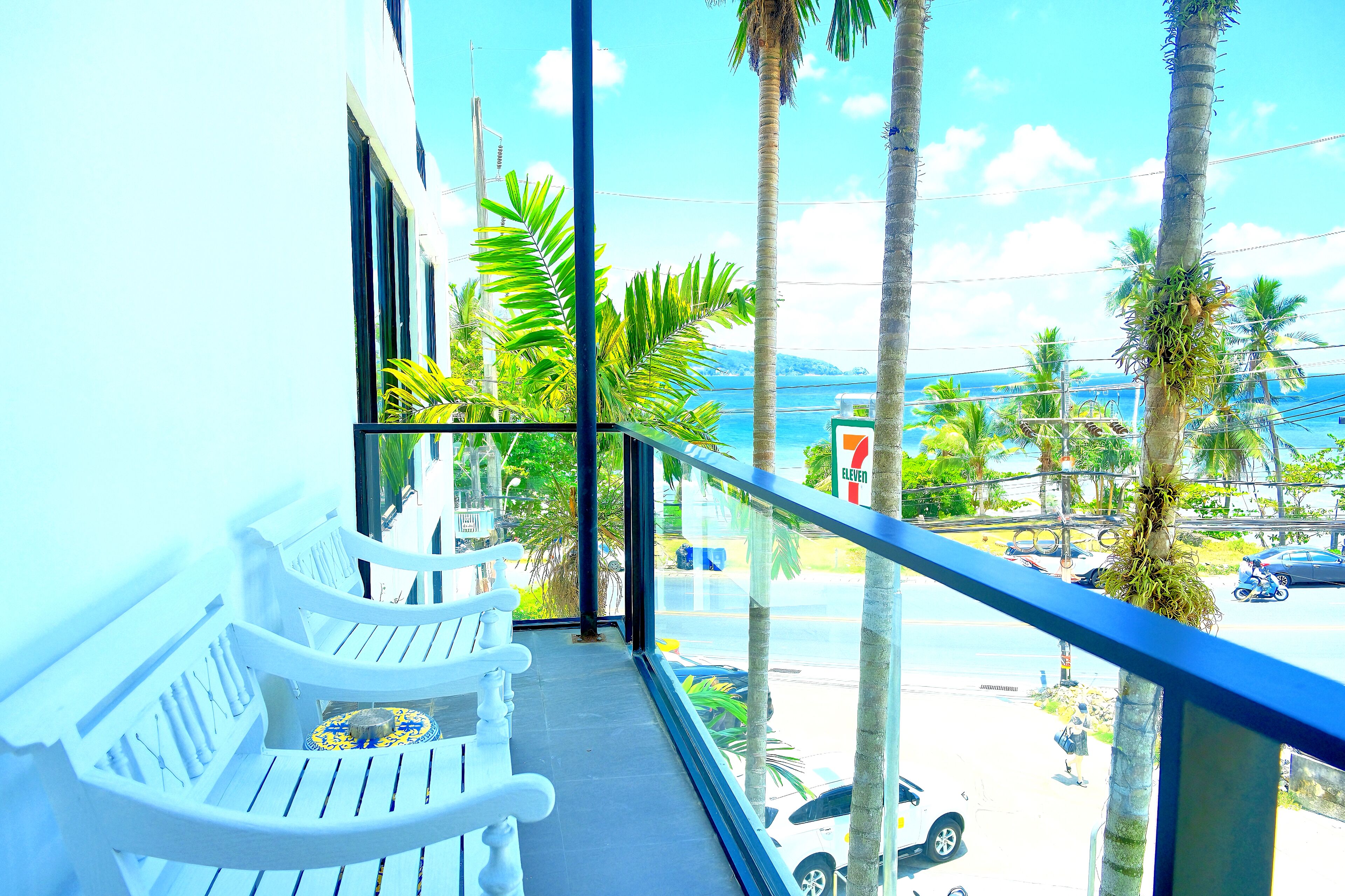 Habitación Deluxe doble, 1 cama de matrimonio grande, vistas a la colina | Terraza o patio