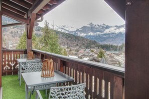Outdoor dining - Apartment Barberine (Les Houches)