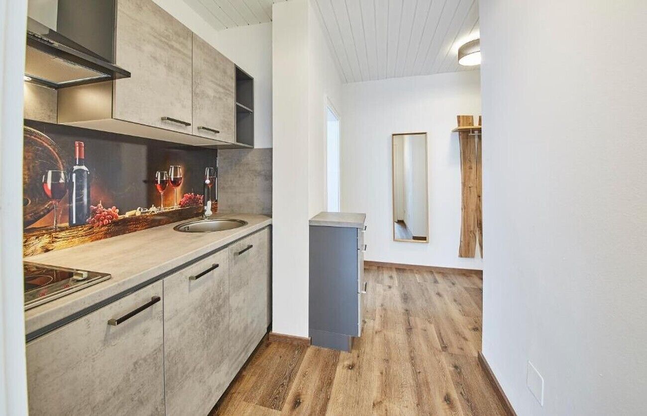 Appart'hôtel Confort, balcon, vue montagne | Cuisine privée | Chaise haute