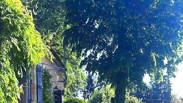 A garden path leading to a rustic building with a stone facade, surrounded by lush greenery and flowering plants. - THE FARM: 145m2, 6 pers-3 bedrooms swimming pool/river/isolated/ Montignac Lascaux at 9.2km (Saint-Léon-sur-Vézère)